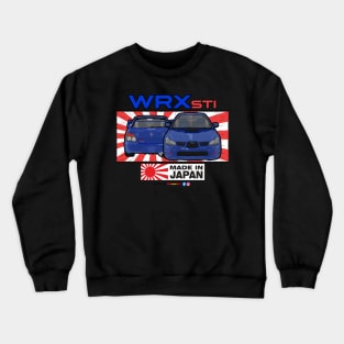 WRX STI IMPREZA Blue Crewneck Sweatshirt